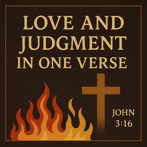 John 3:16 - Love and Judgment in one verse