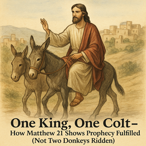 Jesus rides the colt into Jerusalem